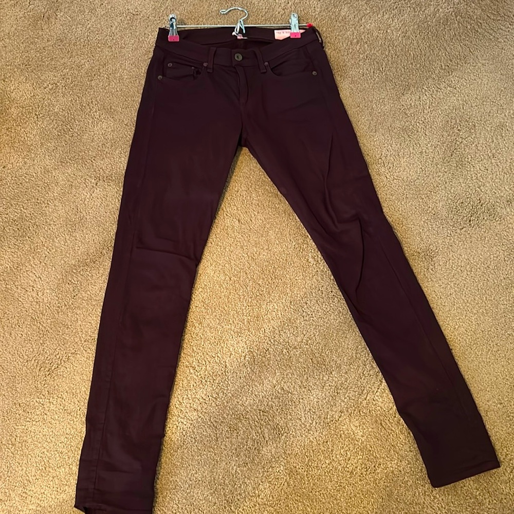 Rag’n’Bone, Women’s, maroon, size 25, jeans